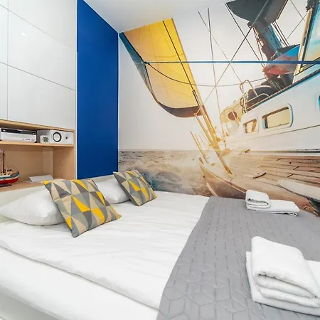아파트 Luxury Yacht Z Tarasem - Neptun Park By Oneapartments
