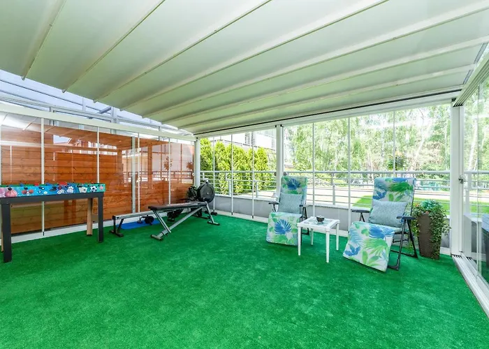 Luxury Yacht Z Tarasem - Neptun Park Jelitkowo By Oneapartments Lägenhet
