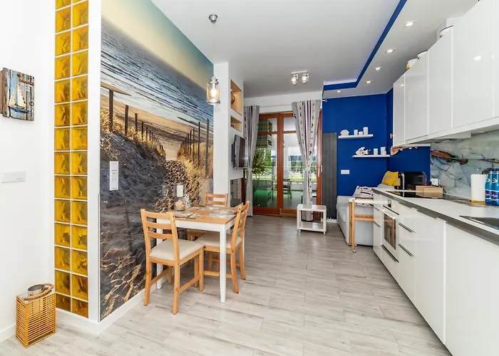 Luxury Yacht Z Tarasem - Neptun Park Jelitkowo By Oneapartments Lägenhet