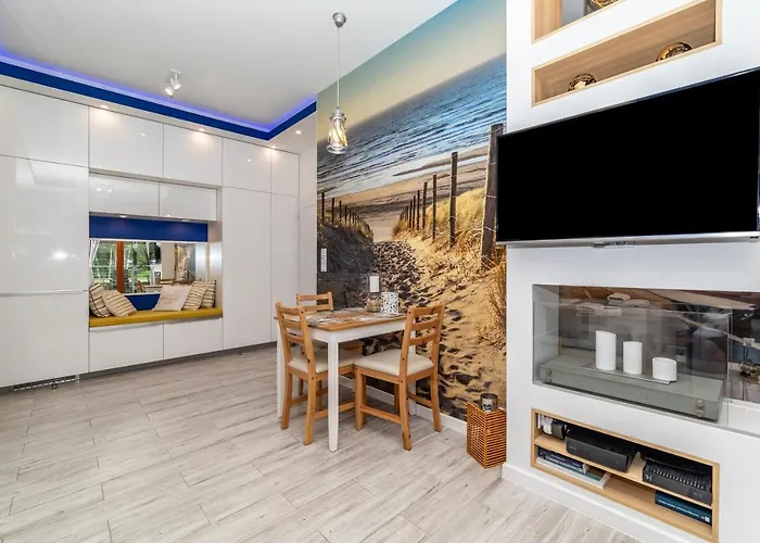 Luxury Yacht Z Tarasem - Neptun Park Jelitkowo By Oneapartments Lägenhet
