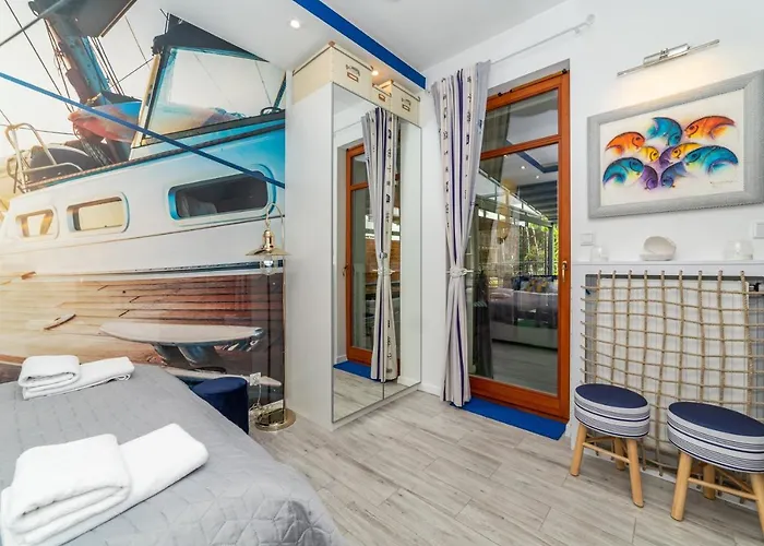 Luxury Yacht Z Tarasem - Neptun Park By Oneapartments * 格但斯克